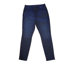 JEN7 Comfort Skinny Pull On Jegging New High Rise jeans Size 12/30 Blue MSRP $99